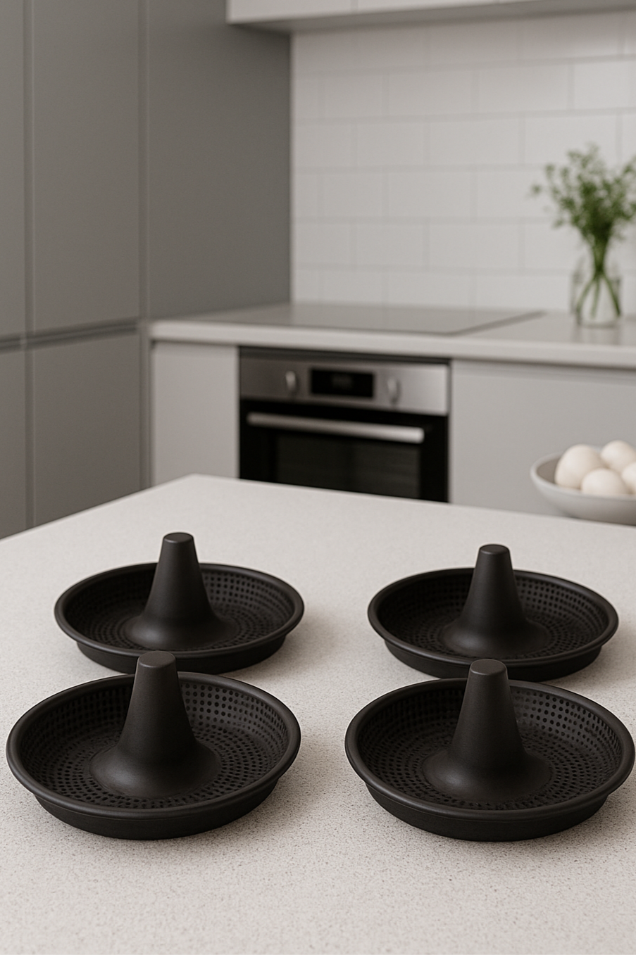 Moules à Bagels en Silicone – Lot de 6 | Antiadhésifs & Réutilisables